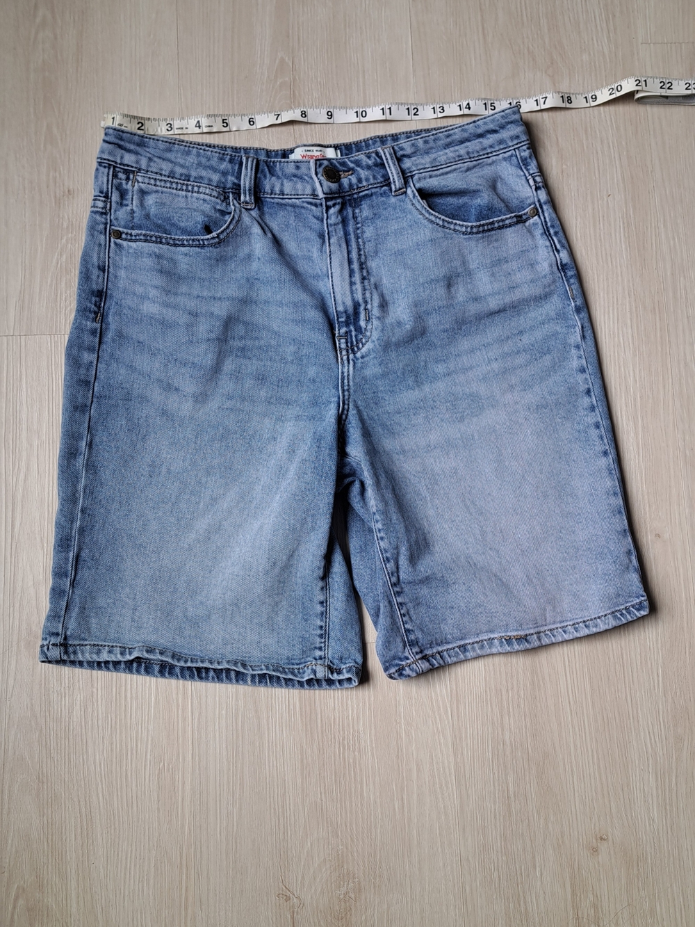 Wrangler Light Blue Denim Jean Shorts